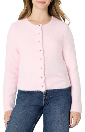 Amazon Essentials Women's Regular-Fit Faux Mohair Button-Down Cardigan