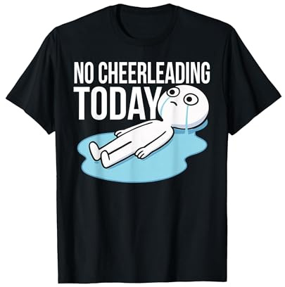 Lustiger Humor für Cheerleading-Humor Cheerleading-Spieler T-Shirt