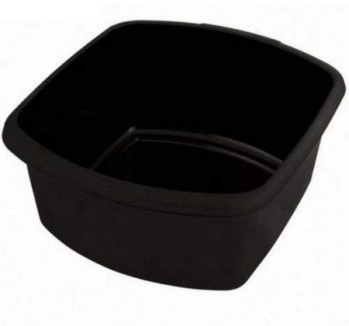 Galleries Large Or Small Plastic Rectangular Washing Up Bowl (Black, Small Rectangular Bowl)