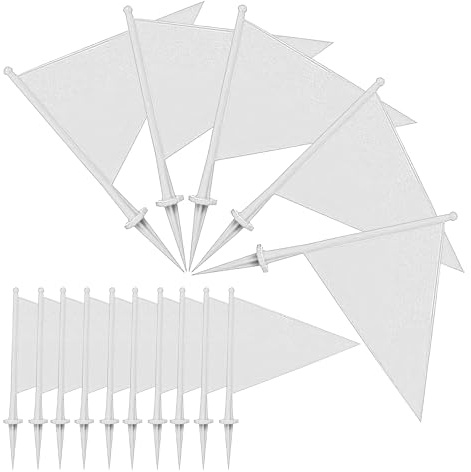 ND Sports Cricket Boundary Flags | Durable Weather-Resistant Marker Flags for Field & Pitch Setup | Easy-to-Install Training & Match Boundary Markers