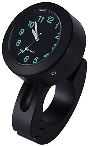 Motorraduhr, Yosoo Universelle Wasserdichte Motorrad-Lenkerhalterung Uhr Glow Watch New 7/8 -1 für fahrraduhr für lenker lenkeruhr uhr motorrad wasserdicht fahrraduhr für lenker uhr motorrad wasserd