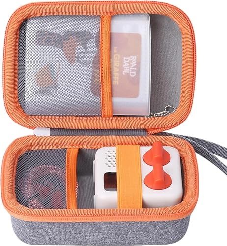 co2CREA Hard Case Compatible with Yoto Mini Kids Audio Music Player Children Speaker Plays Audiobook Cards Radio and Card Case Hold up to Yoto 36 Cards