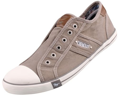 Mustang Canvas High Top sneakers för män, svart, silvergrå, 43 EU