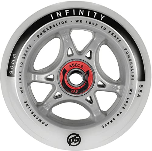 Powerslide Infinity 90 RTR 4er Rollenset 2025 inkl. ABEC 9 + Spacer