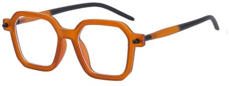 AOOLIA Quadratische Lesebrille Großfassung, Lesebrillen Blaulichtfilter für Damen, Herren