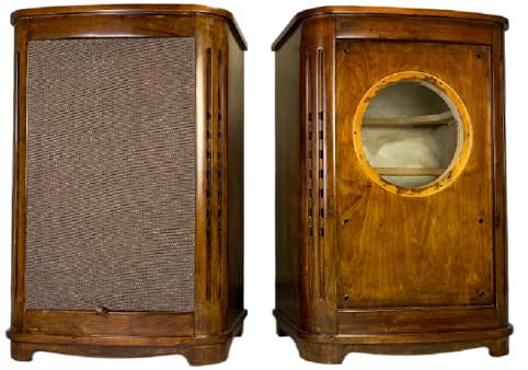 Craftsmen - Altavoz vacío de madera contrachapada de abedul de rango completo de 30,5 cm, para copiar Tannoy Canterbury GR Louderspeaker HiFi DIY (nogal)