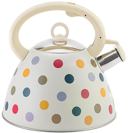 Yiustldd Bollitore Elettrico in Ceramica Senza Fili Teiera per Acqua, Teiera retrò da 1 litro, 1350 W Acqua Veloce per tè, caffè, zuppa