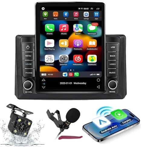 PLKEQS Android 14 Car Radio Navi per U-AZ P-atriot 3 (2016-2021) Radio da 9,7 con Schermo Wireless Carplay Android Auto Navigazione GPS Supporto Bluetooth 5.0 HiFi FM 5G-WiFi SWC Mic,M300s