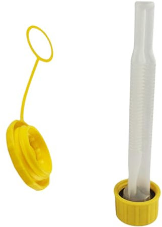 Ciieeo 2pezzi Kit Trasferimento Olio in Polietilene Guarnizione Per Tanica Tappi Vite Per Taniche Tubo Flessibile Trasferimento Per Fusti Petrolio