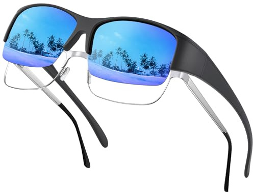 Perkanion Surlunettes de Soleil Polarisées - Protection UV400 Sur Lunettes de Soleil Homme Femme pour Conduite Peche