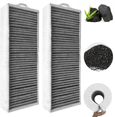 2 filtri ai carboni attivi per Bora Pure PUAKF Puru Puxu, filtro di ricambio per cappa aspirante Pure X/S/M, accessorio per aspiratore a ricircolo