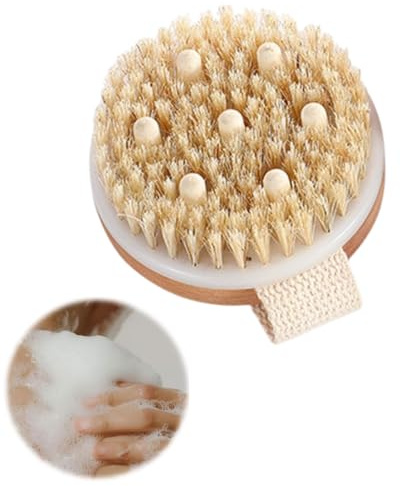 JUKOTA Spazzola per il corpo a spazzolatura a secco, Spazzole da bagno,Scrubber esfoliante fisico, Spazzola massaggiante per il drenaggio linfatico, Spazzole per la rimozione della cellulite