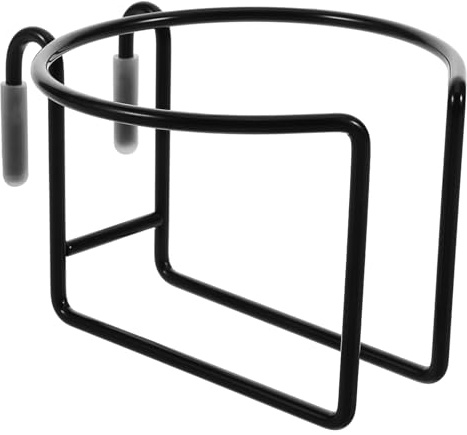 ELAYARD Portavasos Colgante Accesorio Práctico para Carrito de Hierro Negro Diseño Versátil y Seguro para Carrito de Compras para Vasos de Café y Bebidas