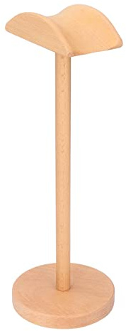 Locadence Headphone Stand, 2.4 x 4.3in Detachable Wooden Gaming Headset Holder, Headphone Display Stand for Home, Office, Studio, Study