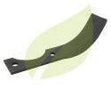 BERTOLINI 310S - Cuchillo de fresa recta para motocultor
