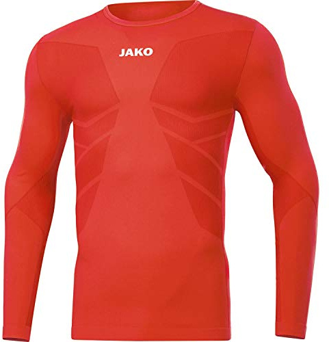 JAKO Kinder Longsleeve Comfort 2.0, Flame, XS