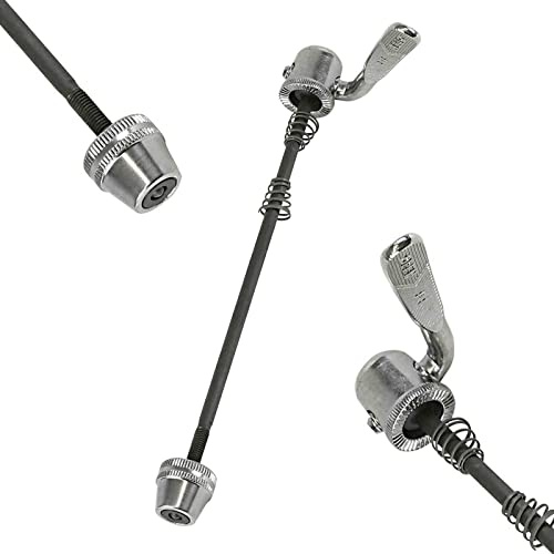 Laxzo ® Rear Wheel Quick Release Bike Cycle Skewer Rod Lever for Turbo Trainer, Length Overall Approx. 195mm, Suitable for Mountain Bike Bicycle Cycles with Hollow Axles