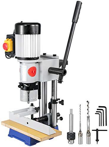 VEVOR Mortajadora de Cinceles Huecos con Juegos de Brocas de Cincel para Trabajar La Madera Se Puede Utilizar para Procesar Productos de Madera y Materiales Metálicos (MS36127A3)