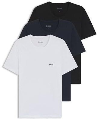 Boss 3-Pack Crew Neck Cotton Jersey T-Shirts T-Shirt Homme (Lot de 3)