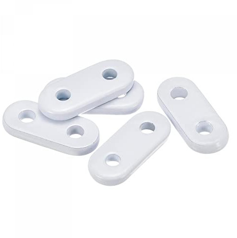 sourcing map Curtain Weights (12g), Drapery Iron Weight for Bathroom Home Curtains Tablecloth Flags, White, 10Pcs