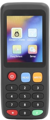 USB-Kartenkopierer, Vollfrequenz-Handheld-RFID-Lesegerät, RFID-Kartenkopierer-Duplikator mit 5 T5577-Karten, APP-Verbindung, RFID-Duplikator (5 UID-Schnallen, 5 T5577-Karten, 5 T5577-Schnallen)
