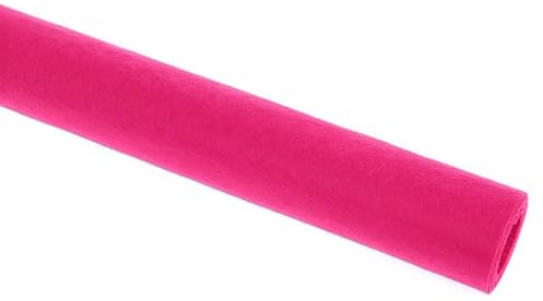Filzstoff 85 x 100 cm Filz-DIY-Sachen, Bastelmaterial for Kinder, 1 mm, Kindergarten, Schule, pädagogisches Kunsthandwerk, Vliesstoff, handgefertigte Heimdekoration (Color : Dk Hot Pink, Size : 85x1