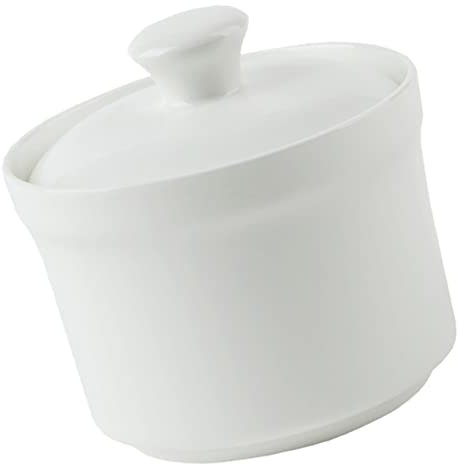 Cabilock Bol à Œufs Vapeur Céramique Petite Cocotte Bol De Service Avec Couvercle Coupes à Dessert