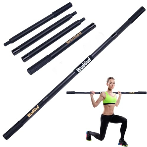 Wooden Yoga Stick,5 Ft Mobility Stick,Adjustable Stretching Stick,Portable Splicable Exercise Stick,Exercise Pole For Balance,Flexibility And Mobility,Stretch Stick,Stick Mobility Training Stick
