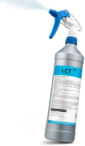 LCT Bike Cleaner 3 x 1000ml KONZENTRAT inkl. Messbecher, Leerflasche zum mischen, Microfaserlappen - für Kunststoff, Carbon, Sättel, Metalle, Lacke, Rahmen