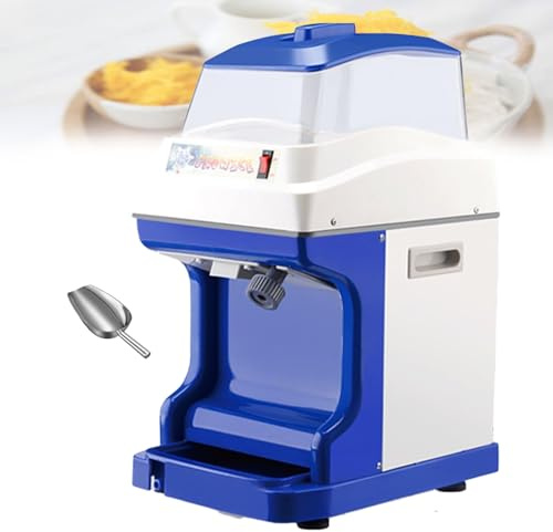 VzxCrue MáQuina para Hacer Granizados De Sobremesa con Textura De Hielo Ajustable, Trituradora De Hielo EléCtrica De Sobremesa, para Uso DoméStico Y Comercial,5L