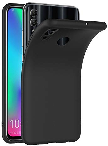 AICEK Hülle Compatible für Honor 10 Lite, Schwarz Silikon Schutzhülle für Honor 10 Lite Case TPU Bumper Honor 10 Lite Handyhülle (6,21 Zoll)