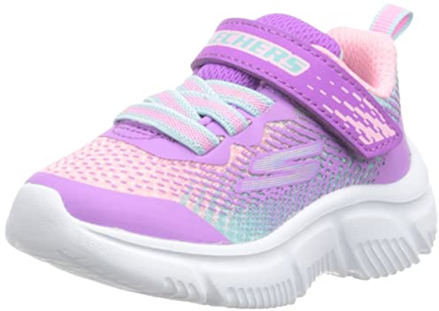 Skechers GO RUN 650, Zapatillas para Niñas, Purple, 22 EU