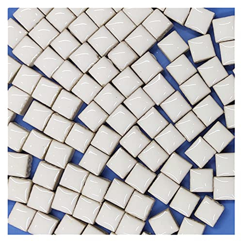 DawnDream Tesselles mosaique 100g DIY Céramique Mosaïque Carré Carré Céramique Mosaïque Faire des Carreaux DIY Mosaique Verre (Color : Gray)