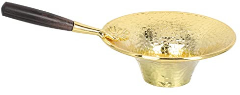Zerodeko Filtratore Per Tè Rame Infusore Pratico Per Casa Strainer Per Tè Giapponese Design Creativo Con Rete Filtro Per Migliorare