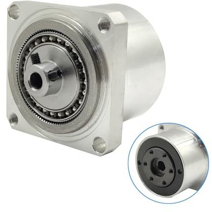 PGFUN Harmonic Gear Drive Reducer Small Strain Wave Getriebe Getriebe 50:1 Rotary Reduction Actuator, Passend für Nema 17 Schrittmotor (Flanschausgang)