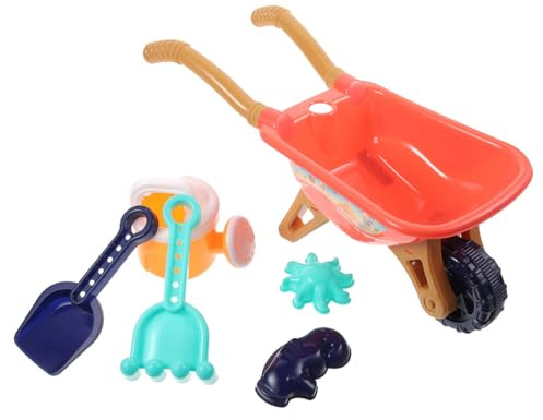 Toddmomy 1 Satz Teiliges Sandspielzeug für Orange Strandspielzeug mit Schubkarre für Sommer Leicht zu Reinigen und Langlebig für Stundenlangen Spielspaß Am Strand Zufällige Zufällige Farbe