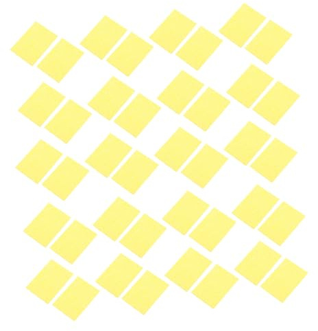 50pcs Yellow Sponge Soldering Iron Tip Cleaner for Repair Tasks