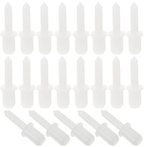 Gadpiparty Set di 60 perni di ricambio in plastica per persiane per finestre, riparazione persiane telescopiche per la manutenzione domestica