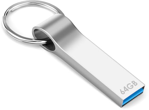 USB Flash Drive 64GB, USB 3.2 Pen Drive for Daily Office Work and Backups | 64gb USB Stick for PC, Tablet, Mac, MacBook,Smart Phone High-Speed Memory Stick for Store Songs, Photos, Minutes of Video