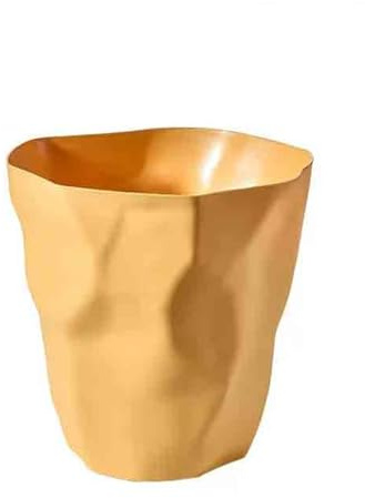 Poubelle Poubelle De Salle Bain Domestique Poubelle de Cuisine(Yellow)