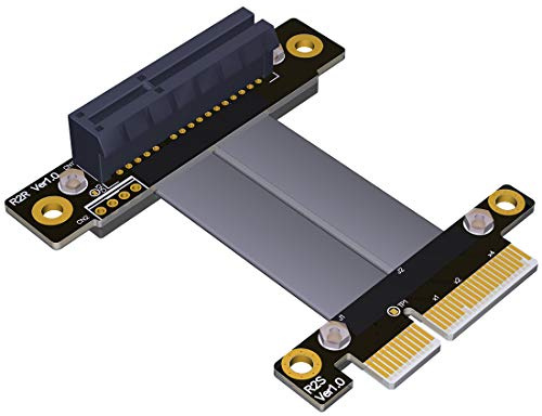 ADT-Link PCIe 3.0 x4 Cable de extensión 32G / BPS PCI Express 4X gráfico SSD Raid Extensor Tarjeta Vertical Vertical de conversión 270 R22SR