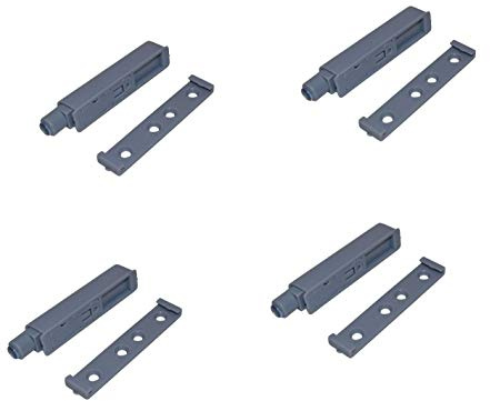 4 Stk Druckschnapper Push-to-Open Türöffner mit Gummispitze