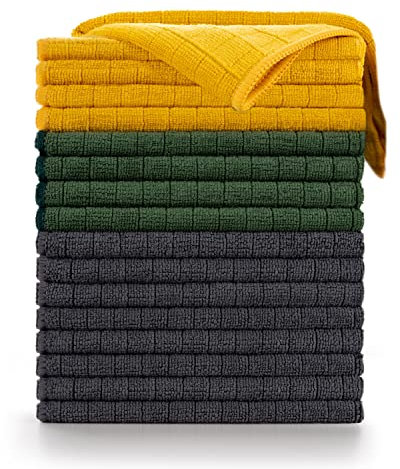 Blumtal 16X Mikrofasertücher Auto zum Reinigen, Trocknen & Polieren - lackschonende Microfasertücher in 30x40cm – fusselfreies Poliertuch - Auto Trockentuch - Microfasertuch Autopflege in 355GSM