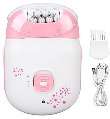 Haarentfernungsrasierer, Elektrischer Epilierer Frauen Clipper für Bikini, Achseln, Beine, Haarentfernung, Pflegerasierer mit Reinigungsbürste, Wiederaufladbar über USB