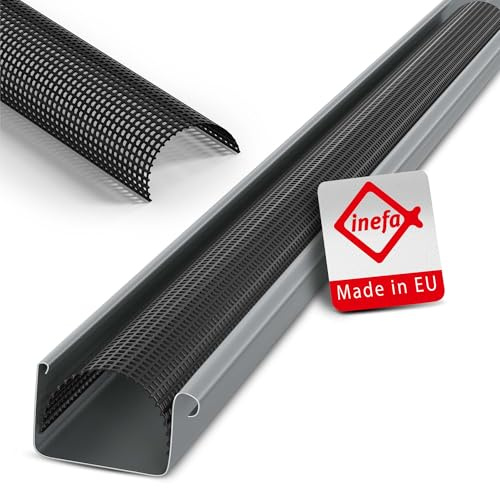 INEFA Lövskyddsgaller 83mm x 2m Svart plast