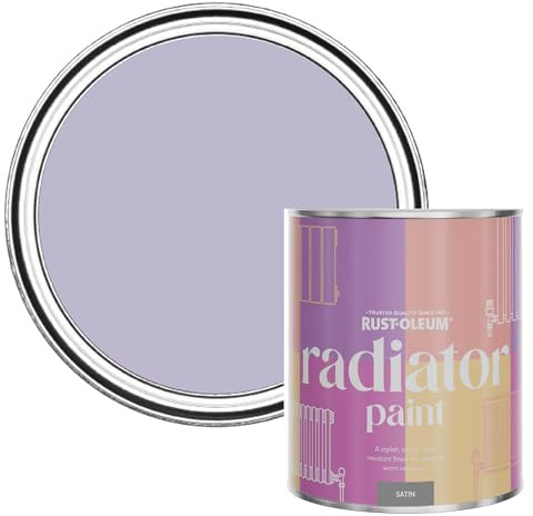 Rust-Oleum Purple Heat Resistant Radiator Paint in Satin Finish - Wisteria 750ml