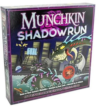 Steve Jackson Games | Munchkin Shadowrun | Card Game | English