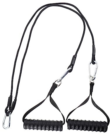 KITANDOVE Fitness Equipment Home Gym Exercise Band Handles Yoga Accessory Set Pull Rope Diy Muscle Trainer Random Style