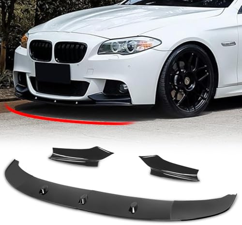 Archaic Frontspoilerlippe kompatibel mit BMW 5 Series F10 F11 M Sport 2010-2017 Lippenspoiler, Splitter Unterkinnspoiler Body Kit 5er M Sport Zubehör
