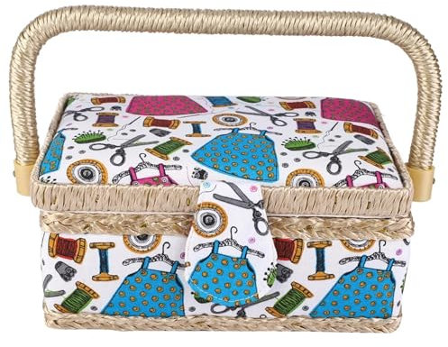 Nähkästchen Nähen Lagerung Box Haushalt Stoff Handwerk Handgemachte Nähen Korb Faden Nadel Lagerung Box Organizer Handgemachte Nähen Box